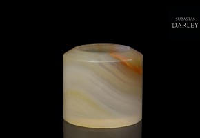 Agate archer's ring, Qing dynasty, Qianlong