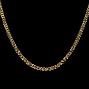 Yellow gold pocket watch chain