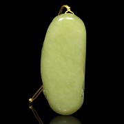 Yellow jade pendant 