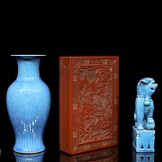 Set of decorative objects, Asia, 20th century