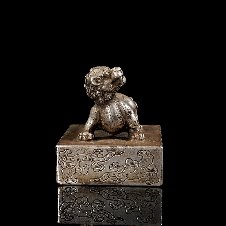 Pewter Seal ‘Lion’, Qing dynasty