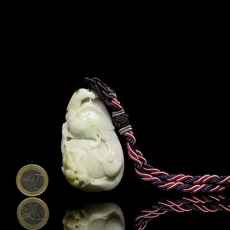 Natural jadeite necklace ‘Ave’, Qing dynasty - 7