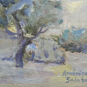 José Amérigo Salazar (1915-1988) ‘Pair of landscapes’