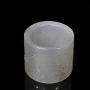 Anillo de ágata, dinastía Qing