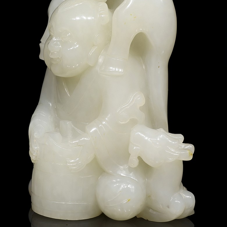 White jade figure 