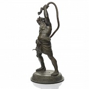 Figura en bronce según el 