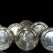 Ten ‘Sanborns’ Mexican silver plates