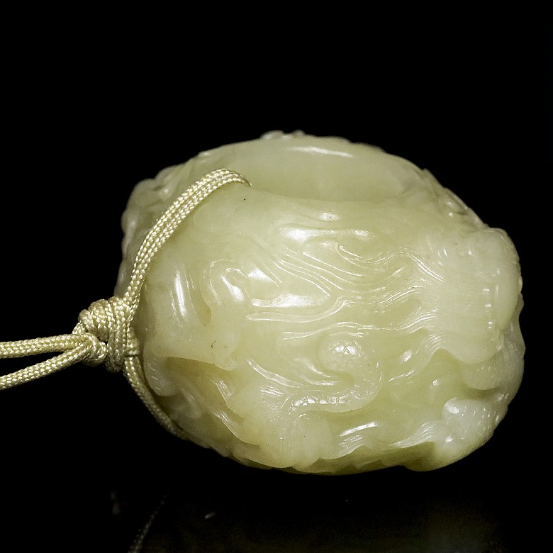 Yellow jade ring, Qing Dynasty, Qianlong