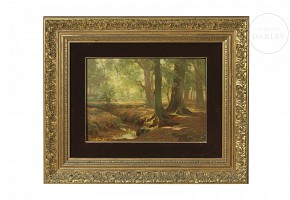 D. Soler (19th-20th century) ‘Grove by the river’