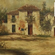 Martinu (19th century) ‘Façade of a farmhouse’ - 1