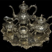 James Dixon and Sons English tea set, early 20th Century