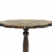 Wood and mother-of-pearl side table, Syria, 20th century