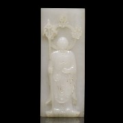 White jade plaque 