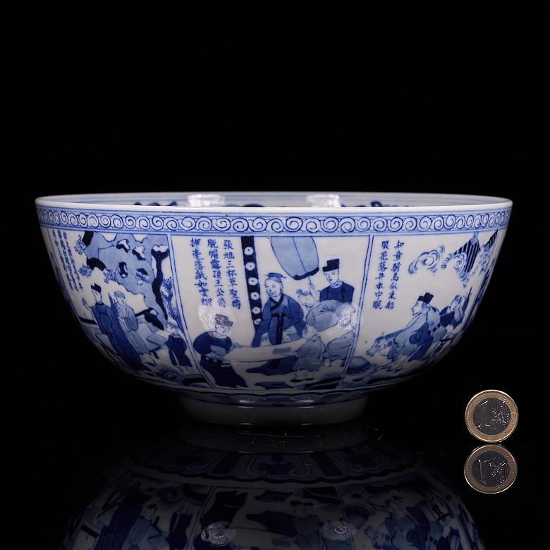 Porcelain bowl “Chinese Tale”, Qing Dynasty