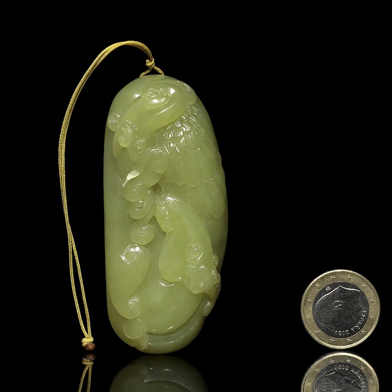 Colgante de jade amarillo 