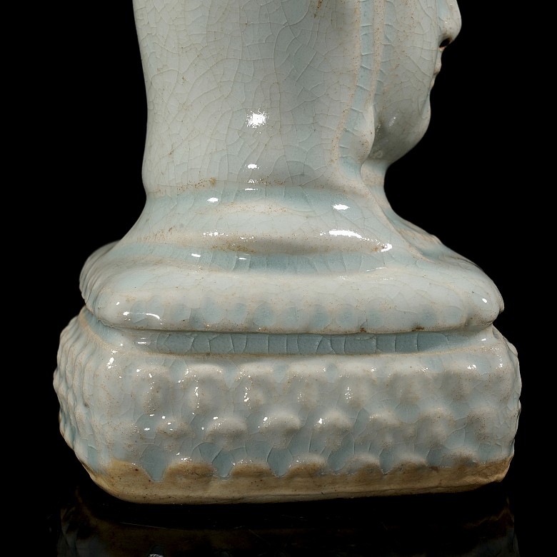 Figura de porcelana vidriada 