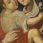 Virgen María y niño Jesús, s.XVIII-XIX