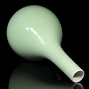 Green glazed porcelain vase, 20th century