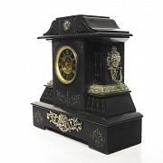 Large marble clock, Napoleon III style,  20th century - 3