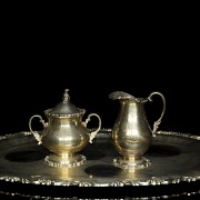 Silver tea and coffee set, Mexico, 20th century