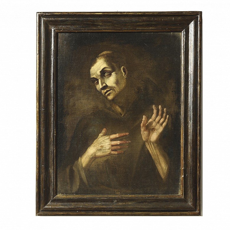 Anonymous “Saint with stigmata”, 18th century