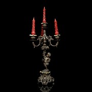 Bronze candelabrum, 20th century