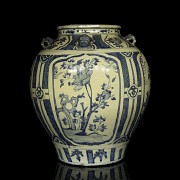 Porcelain vase in blue and white “Landscapes”, Qing dynasty