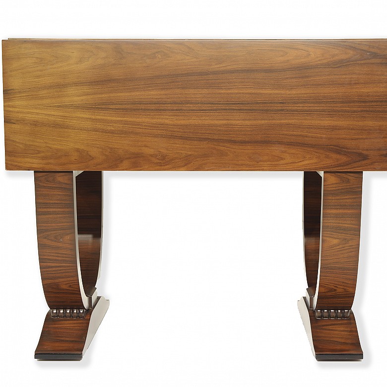 Art Deco style desk in Palo Santo wood