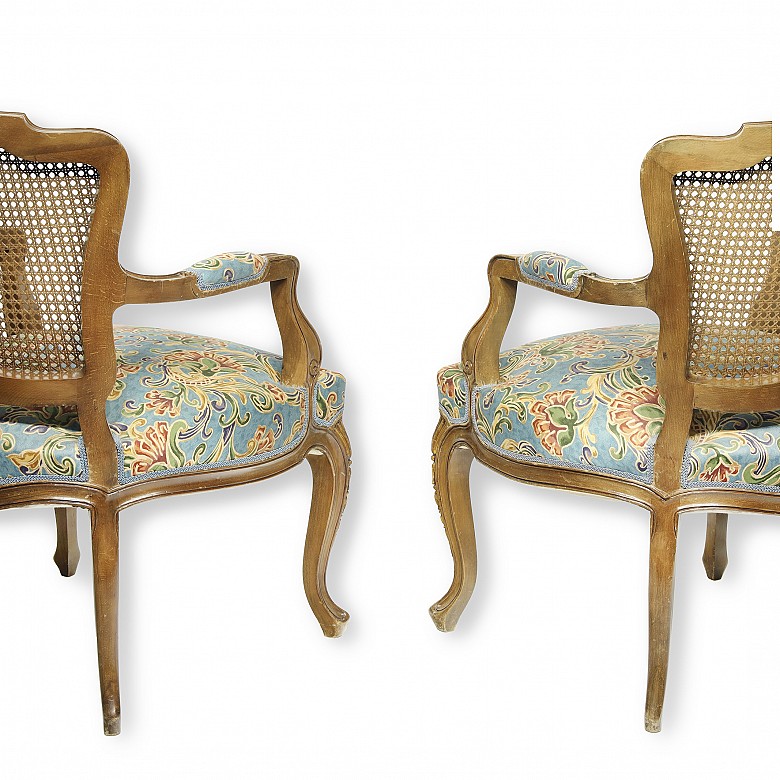 Pair of armchairs, 20th century