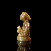 Carved jade figurine ‘Maid’, Han style