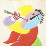 Juan García Ripollés (1932) ‘Flautist’