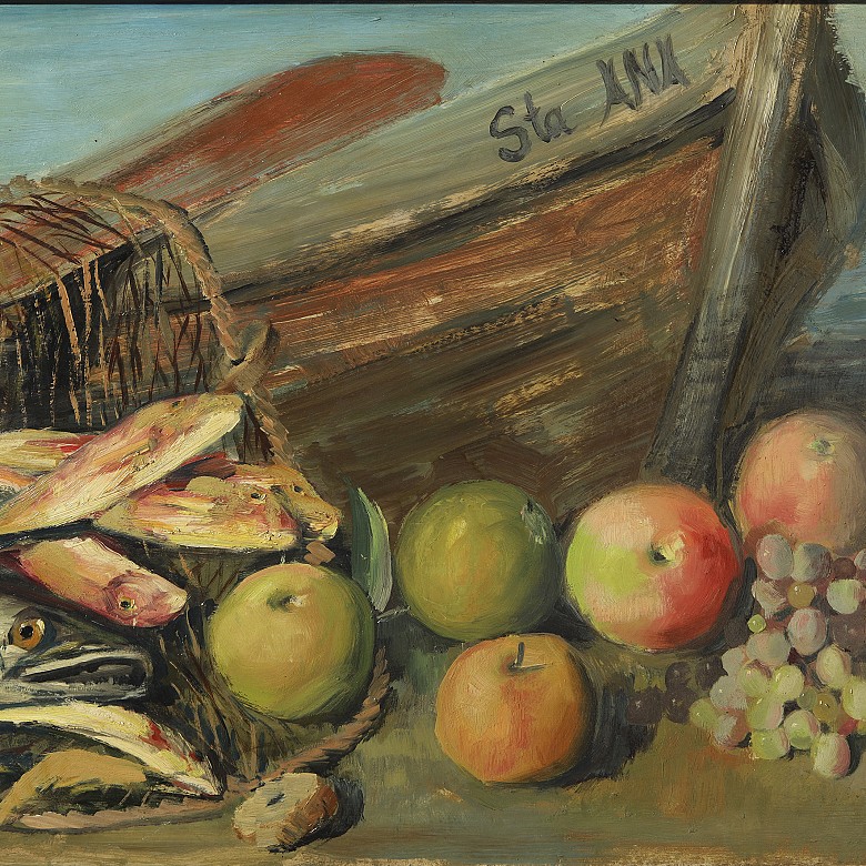 Josep Mayol Hernández (1910-1971) ‘Still life with boat’ - 2