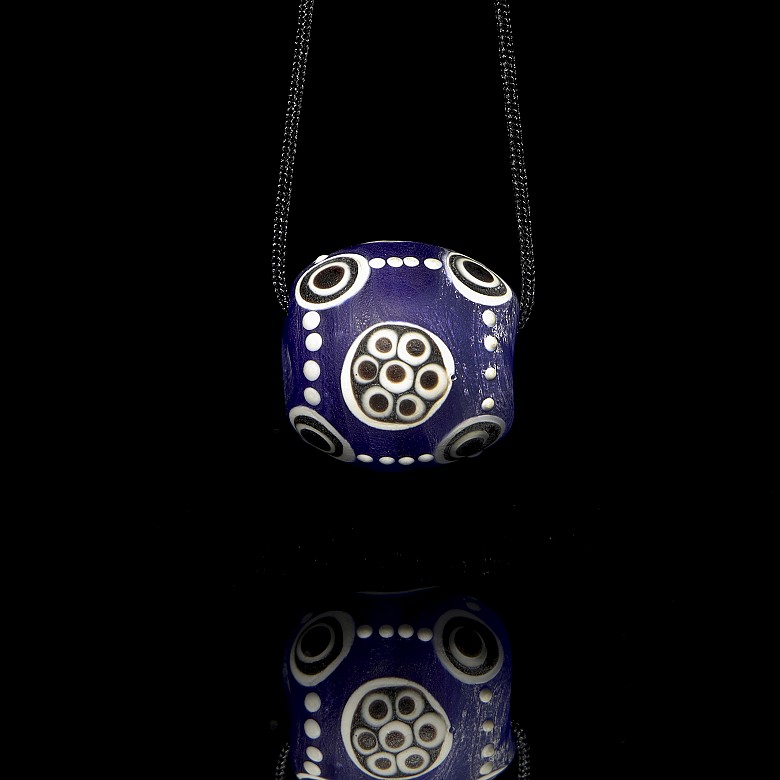 Enamel bead, Warring States period