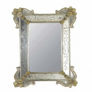 Venetian glass mirror, 20th century