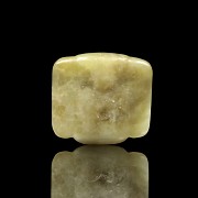 Carved jade pendant, Hongshan culture style