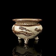 Glazed ceramic censer “Phoenix”, Yuan style