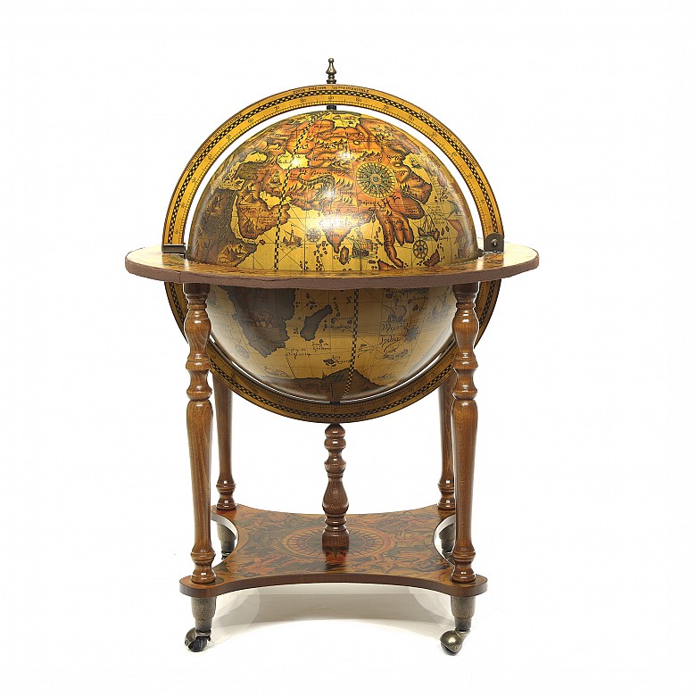 Bar cabinet ‘Globe of the Earth’, 20th century