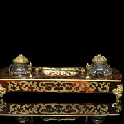 Boulle marquetry scribe's office, 19th century