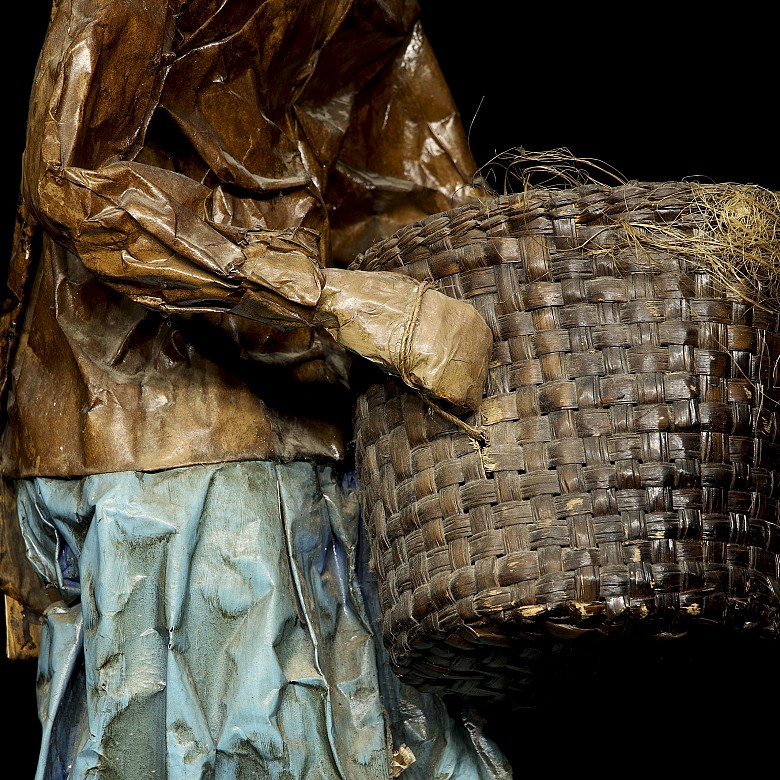 Papier-mâché figure 