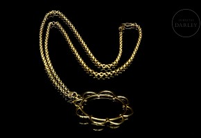 Gold chain and mount ‘ Without coin’