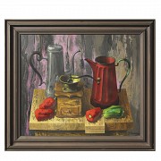 Juris Bindemanis (1952) “Still Life with Peppers”, 1996 - 6