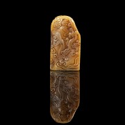 Shoushan ‘Beasts’ stone seal, Qing dynasty