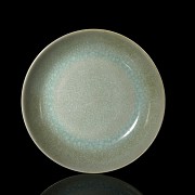 Celadon-glazed ‘Ruyao’ ware dish, Song dynasty