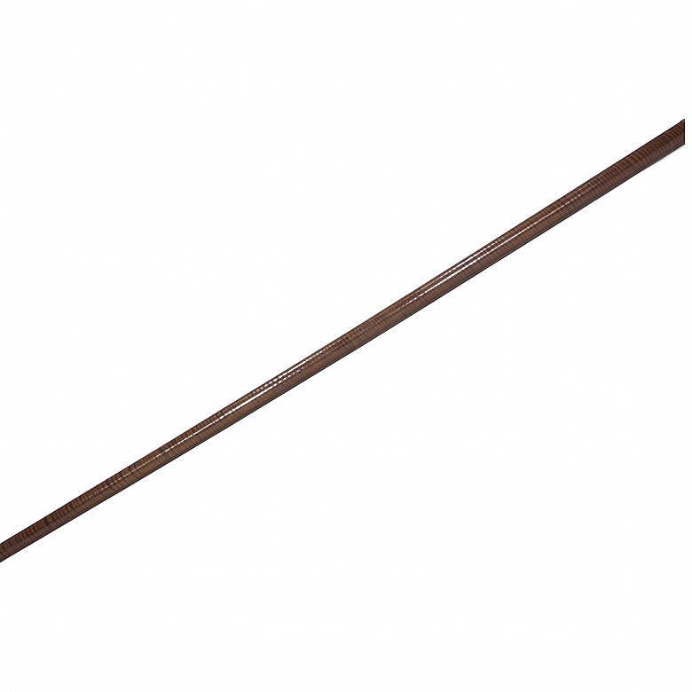 Wooden cane with agate handle, 20th century