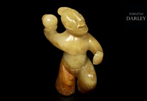 Jade human figure, Han dynasty