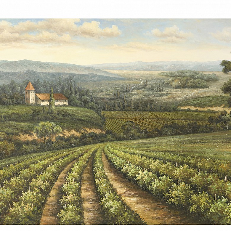 Anonymous (20th century) ‘Vineyards’