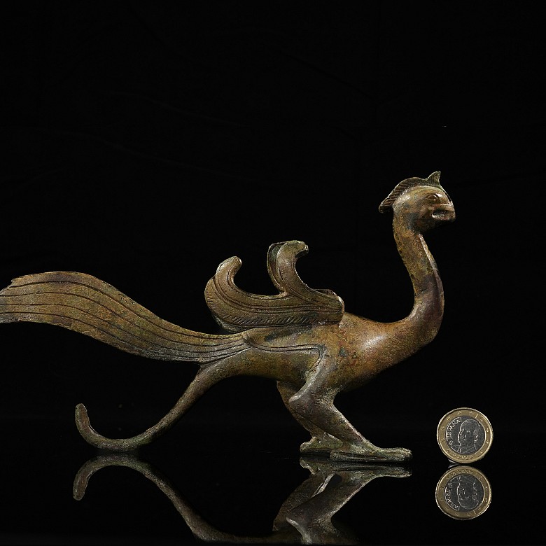 Bronze figure ‘Phoenix Bird’, Qing dynasty