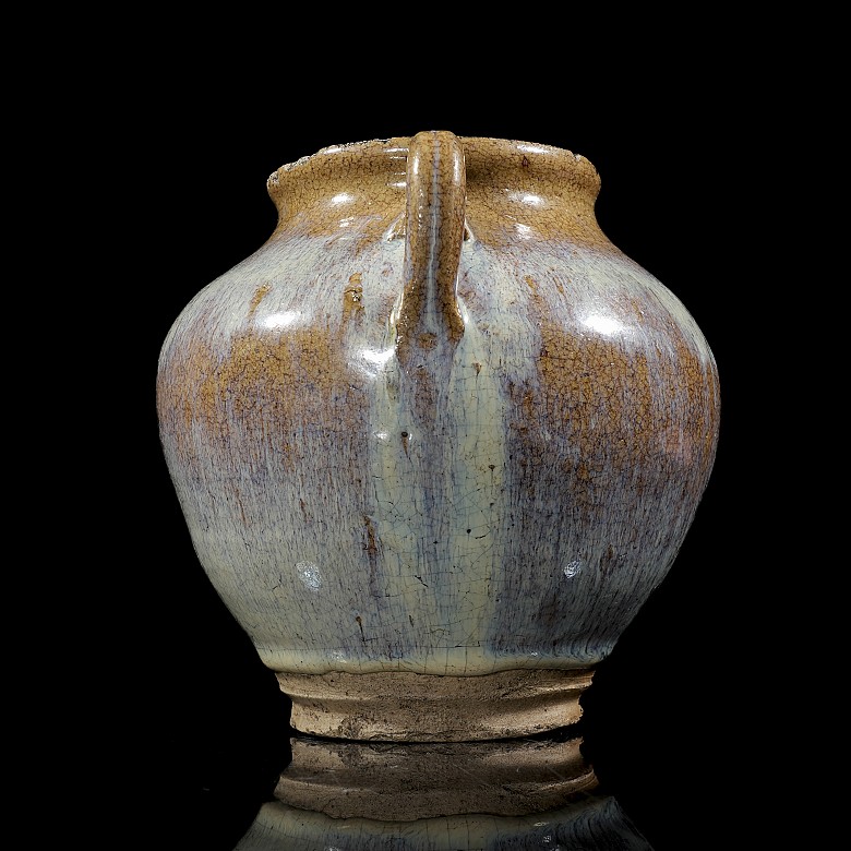 Glazed pottery vessel, Yuan dynasty