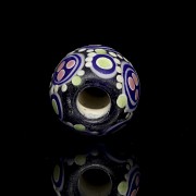 Coloured enamel bead, Warring States Period