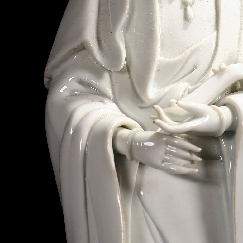 Guanyin white glazed porcelain, Qing dynasty